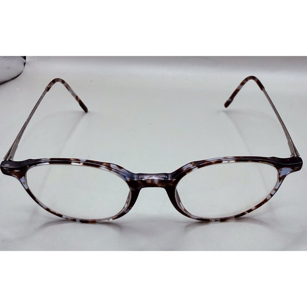 Moleskine MO1110 52 48 19 Round Blue Havana Unisex Eyeglasses 48mm Frames Only